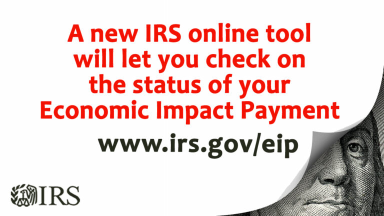 Economic Impact Payments | Internal Revenue Service | Talcott Library