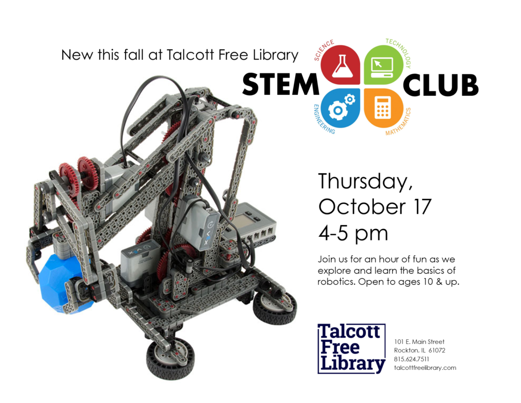 Kids STEM Club October 17th