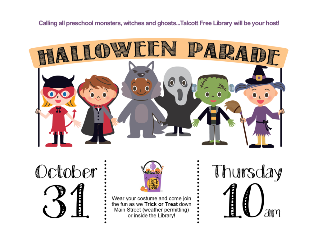 Preschool Halloween Parade