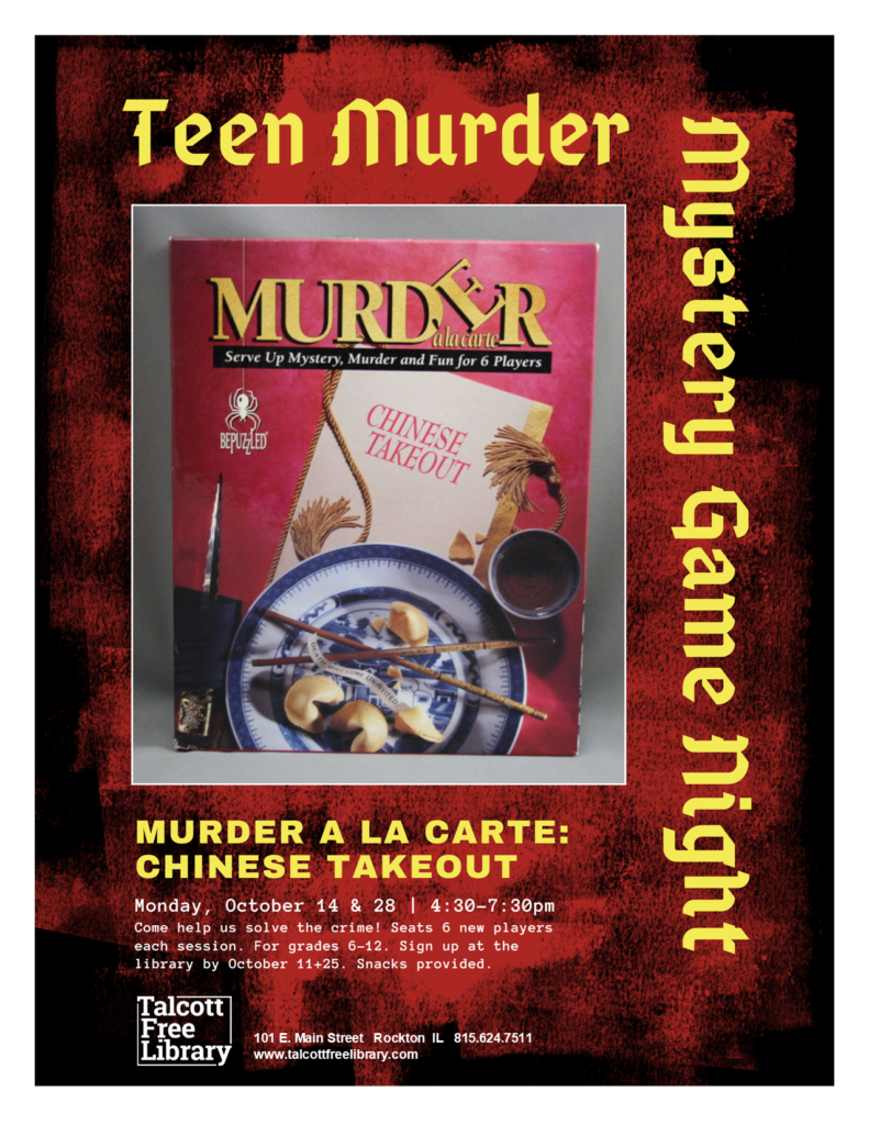 Teen Murder Mystery October 28